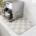 Dish Drying Mat for Kitchen Counter (Buffalo Beige / 16"X24")