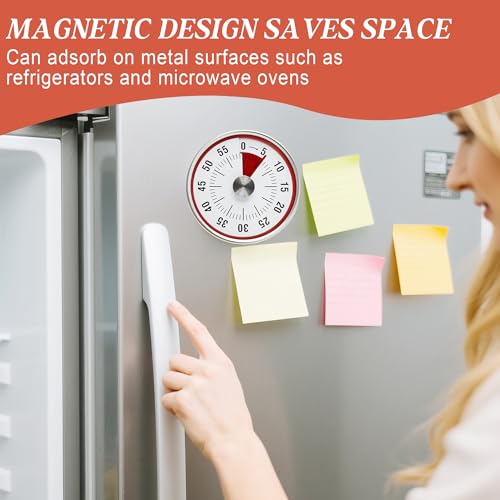 Kitchen Timer for Cooking (Red)