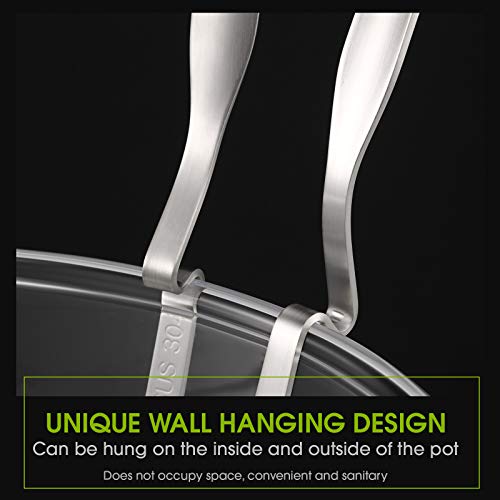 4 Pcs Hot Pot Slotted Ladle Set Stainless Steel (Silver)