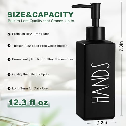 Hand Soap Dispenser (Black Hands)