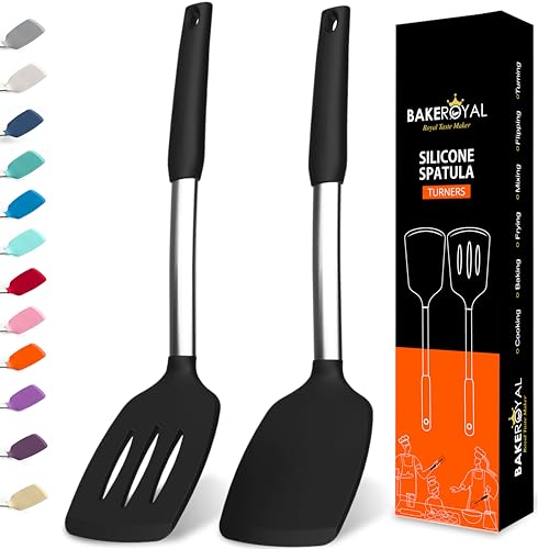 Silicone Spatula Set (Black)