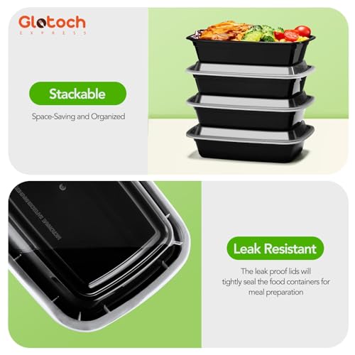 Meal Prep Containers Reusable Food Containers with Lids 24oz 800 Pack (24oz-800Pack)