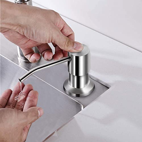 Soap Dispenser for Kitchen Sink (Brushed Nickel)