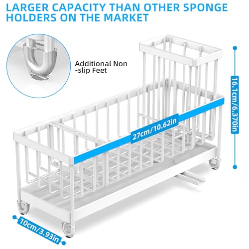 Extra Large Kitchen Sink Caddy (White)