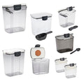 ProKeeper Baker's Airtight Kitchen Storage Canister Container Set for Flour (Multicolor / 8- Piece)