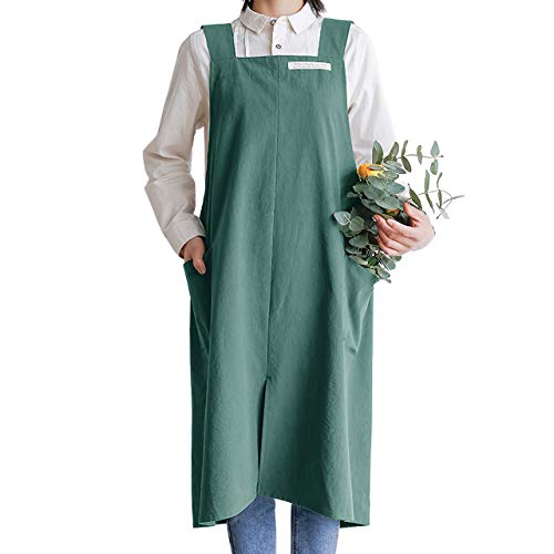 Cotton Aprons for Women and Men (Green)