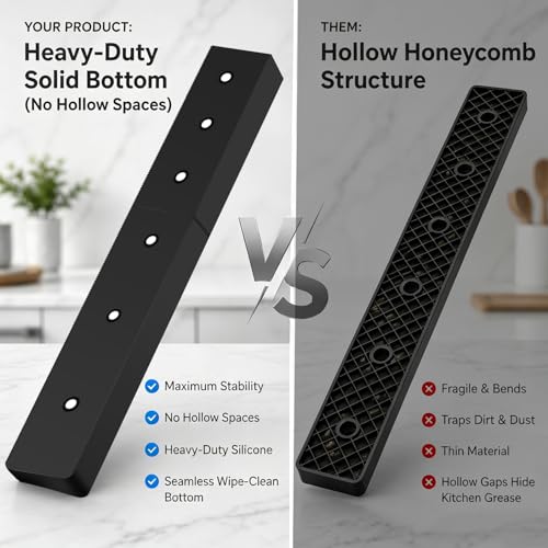 30" Magnetic Stove Top Shelf (Black)