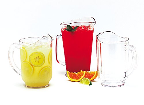 Versapour Clear Pitcher Tall Pitcher for Kitchens (Clear / 60 Ounces / Polycarbonate)