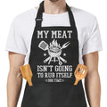 Funny Aprons for Men with Pockets for BBQ Kitchen Cooking Birthday Christmas (Grilling/Bbq 6)