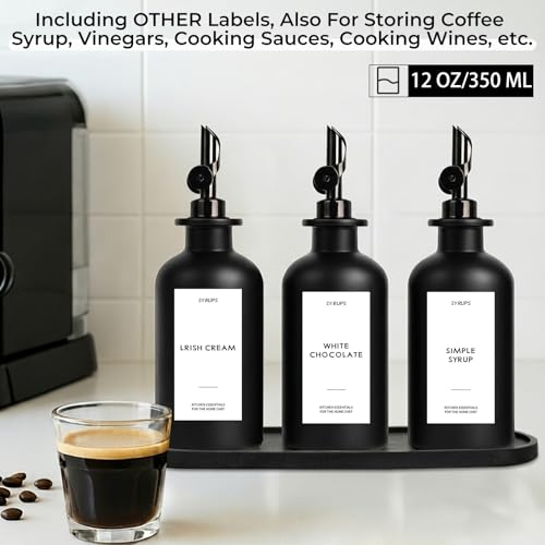 3PCS Olive Oil Dispenser Bottle For Kitchen (Black)