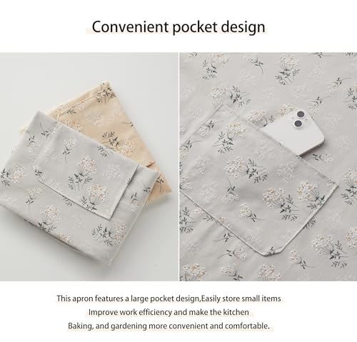 Cotton Kitchen Apron for Women & Men (Yellow)