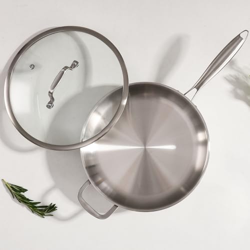 Tri Ply Stainless Steel Pan (14")