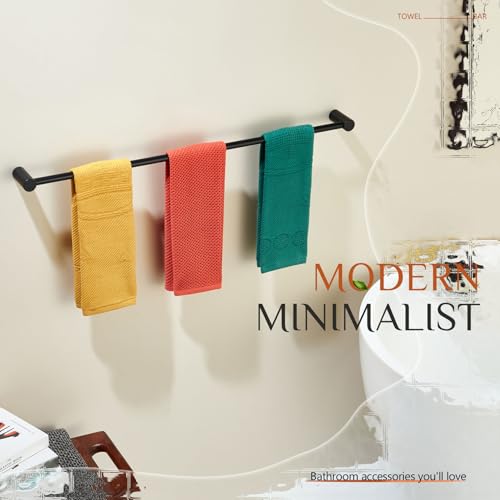 Bath Towel Bar Matte Black 32 (Matte Black / 32-Inch)