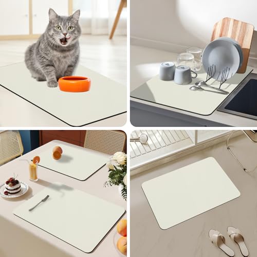 Drying Mat Coffee Mat (Off-White / 24" x 16")
