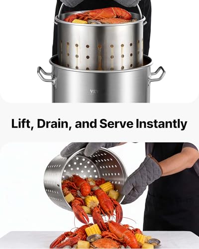 Stainless Steel Stockpot (42 Quarts)