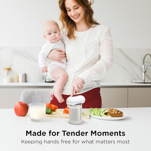 Mini Plus Rechargeable Electric Can Opener (White)