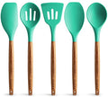 5 Piece Silicone Utensil Set (5-Piece Set / Mint)