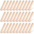 50 Pieces Small Rolling Pin Wood Mini Dumpling Dough Roller