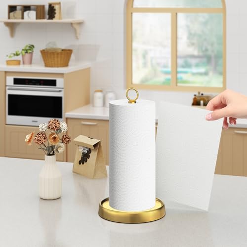 Gold Paper Towel Holder Countertop (Gold)