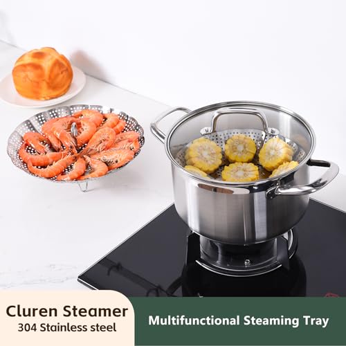 Steamer Basket for Cooking 304 Stainless Steel Entirely Thickened (6'' To 10'')