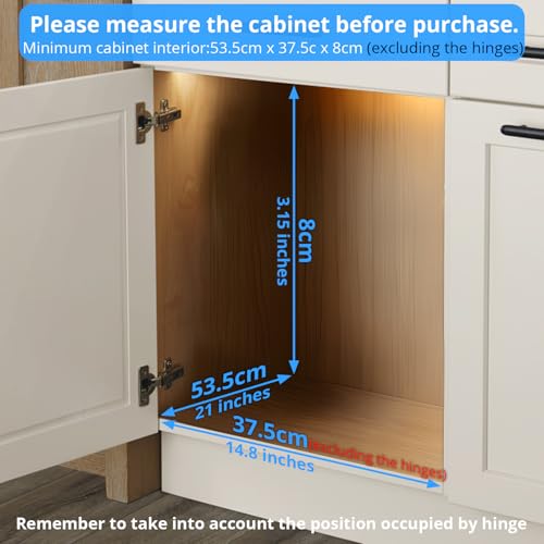 Pull Out Cabinet Organizer (14.8"W x 21"D)