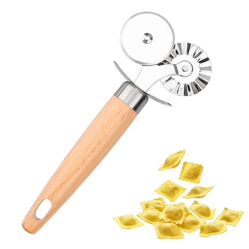 Double Wheel Pastry Cutter (Pastry Cutter Double Wheel)