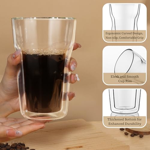 Double Walled Glass (Clear tumbler-16.9oz)