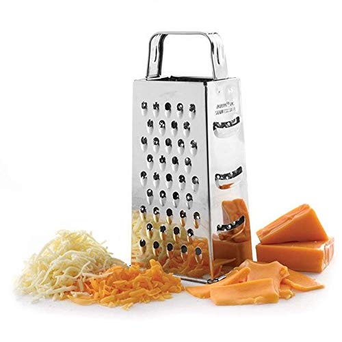 4 Sided Stainless Steel Grater 8.25" Tall (Pack of 2)