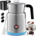 Zulay Electric Hot Chocolate Maker Machine (Cloud Silver / Frother Steamer)
