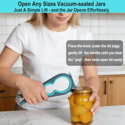 Jar Opener for Weak Hands (Blue and Grey)
