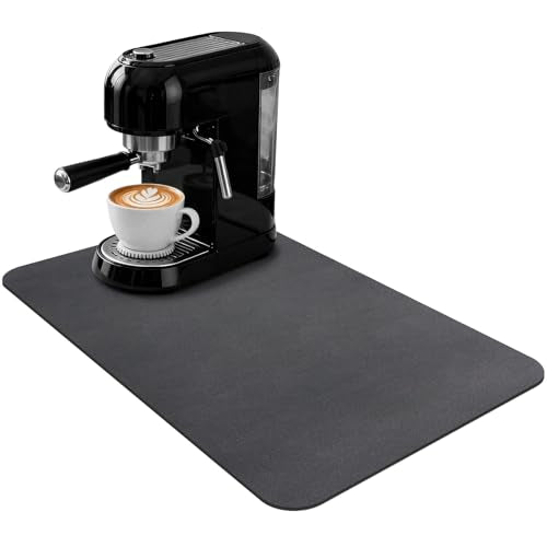 Coffee Mat 24x16 Inch (Black / 24" x 16")