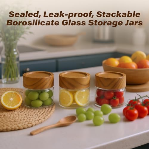 Small Glass Jars (D-lucency / 4 fl oz)