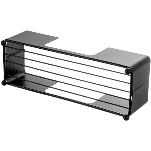 Black Metal Folded Paper Towel Holder Dispenser (Black (Set of 2))