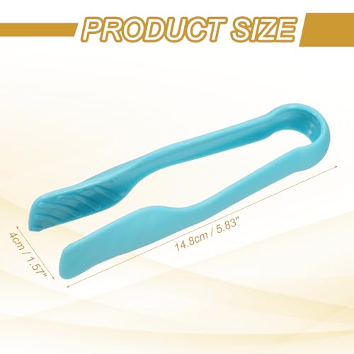 12 Pcs Toaster Tongs (6 Inch / Blue)