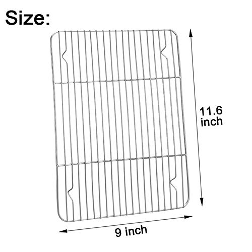 Baking Cooling Rack Set of 2 (11.6" x 9")