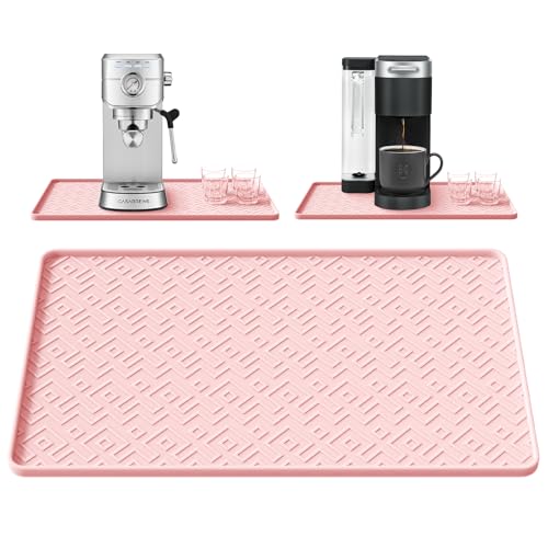 Silicone Coffee Mat 19" x 12" (Pink / 19'' x 12'')