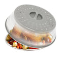 Collapsible Microwave Food Cover (Gray 12inch)