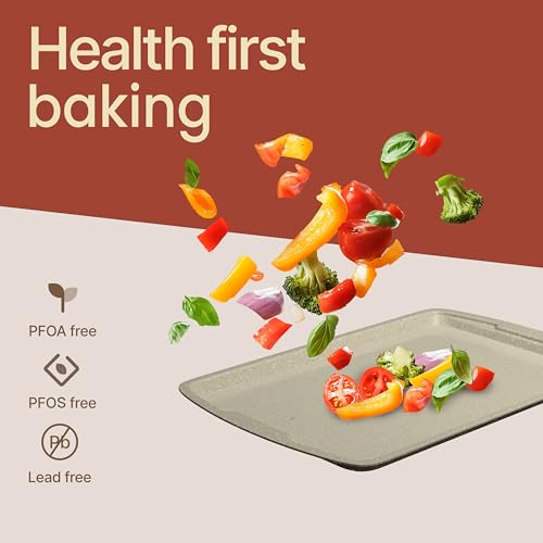 Bakken Swiss Cookie Sheet 3 Piece Set (White Marble / 3 Piece Set)