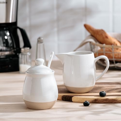 10oz Sugar Bowl & 13oz Creamer Set (Cream & Sugar Set / White)