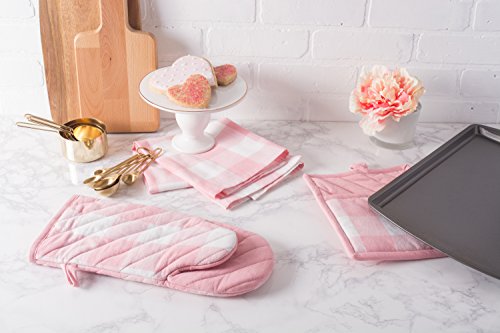 Buffalo Check Kitchen Collection (Potholder / Pink &White)