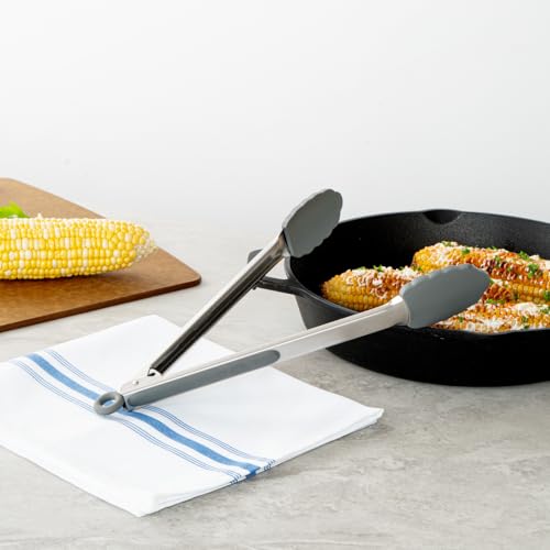 Met Lux 12 Inch Kitchen Tong (12" / Gray)