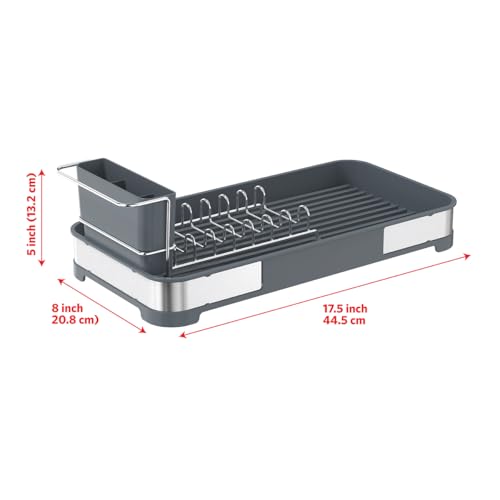 Stainless Steel Dish Drying Rack (Compact)