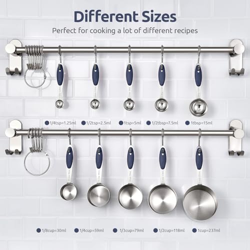 Measuring Cups Spoons Set (Midnight Blue)