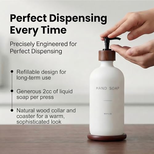 Glass Soap Dispenser (White H*1)