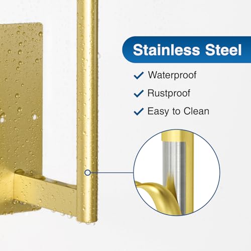 Paper Towel Holder Under Cabinet (Gold)