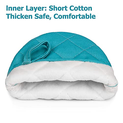 Mini Oven Mitts 2 (Coral Blue / 2 Pieces Set)