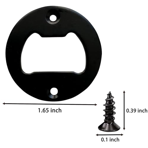 Bottle Opener Insert (Black / 50 SETS)