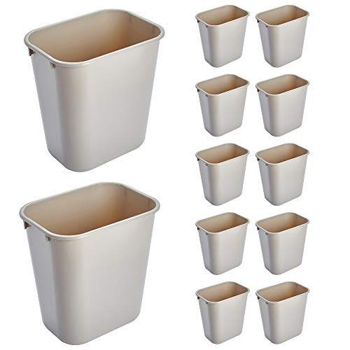 Receptacle Wastebasket (3.25 Gallons / Beige)