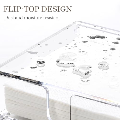 Acrylic Napkin Holder (7.09" x 7.09" x2.4")