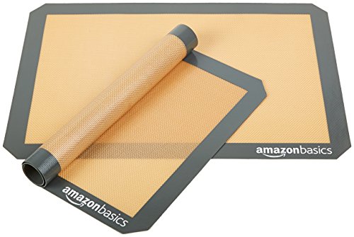 Silicone Rectangular Baking Mat (New Beige/Gray / 2-Pack)